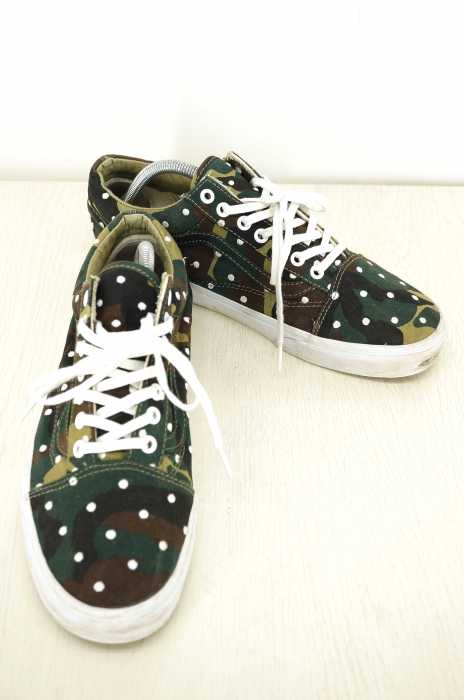 VANS (バンズ ) OLD SKOOL ドット刺繍 カモ柄 メンズ シューズ