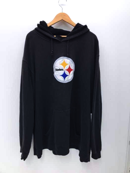 USED古着（ユーズドフルギ） NFL Pittsburgh Steelers プルオーバーパーカー ビッグサイズ メンズ トップス