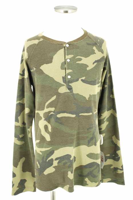 THE NORTH FACE （ザノースフェイス） カモ柄ワッフルカットソーNT35612 メンズ トップス