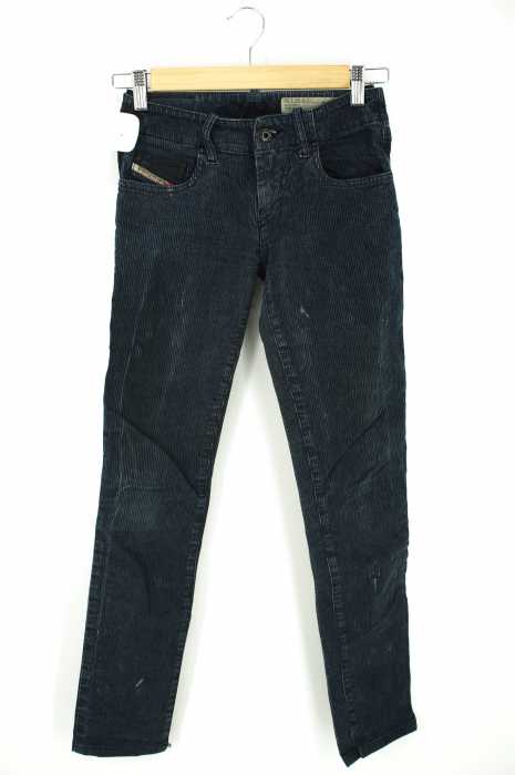 DIESEL （ディーゼル） GRUPEE 0660T ブラックヒッコリースキニーパンツ レディース パンツ