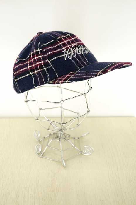 STUSSY (ステューシー) ウール混チェック柄キャップ メンズ 帽子