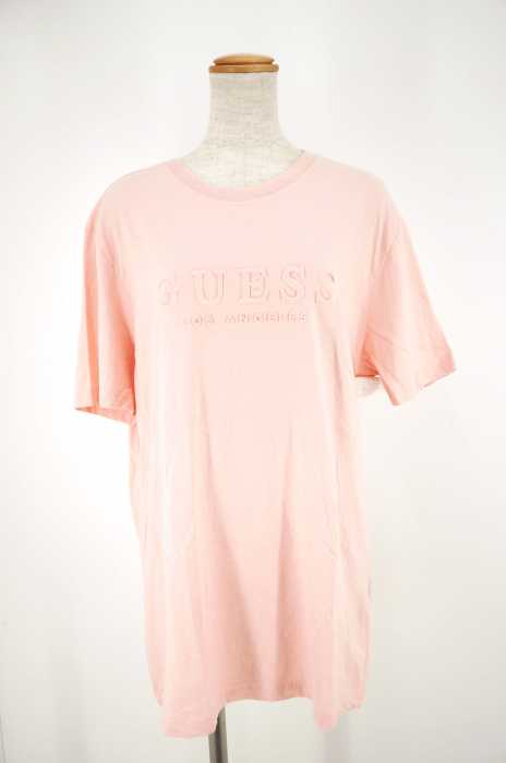 GUESS (ゲス) エンボスロゴTシャツ レディース トップス