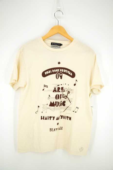 BEAUTY & YOUTH UNITED ARROWS×FUJIROCK(ビューティーアンドユースユナイテッドアローズ フジロック) プリントTシャツ メンズ トップス
