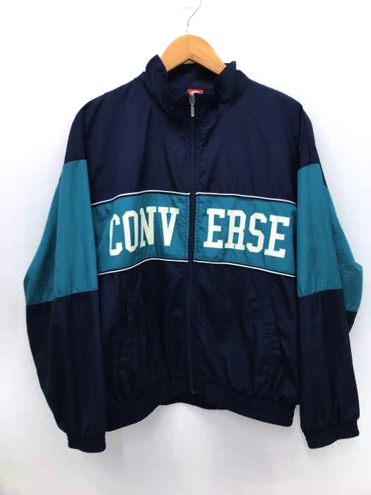 CONVERSE（コンバース） ロゴプリント ナイロンジャケット メンズ アウター