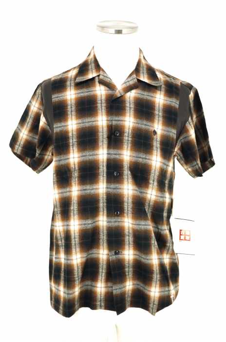 CHORD NUMBER EIGHT (コードナンバーエイト) BRAIN CHECK SHIRTS チェック柄オープンカラーシャツ メンズ トップス