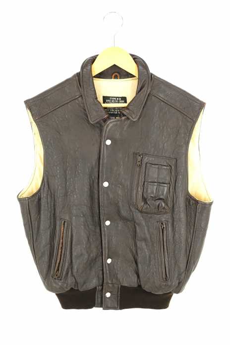 AVIREX（アヴィレックス） B-9 フライトレザーベスト メンズ アウター  