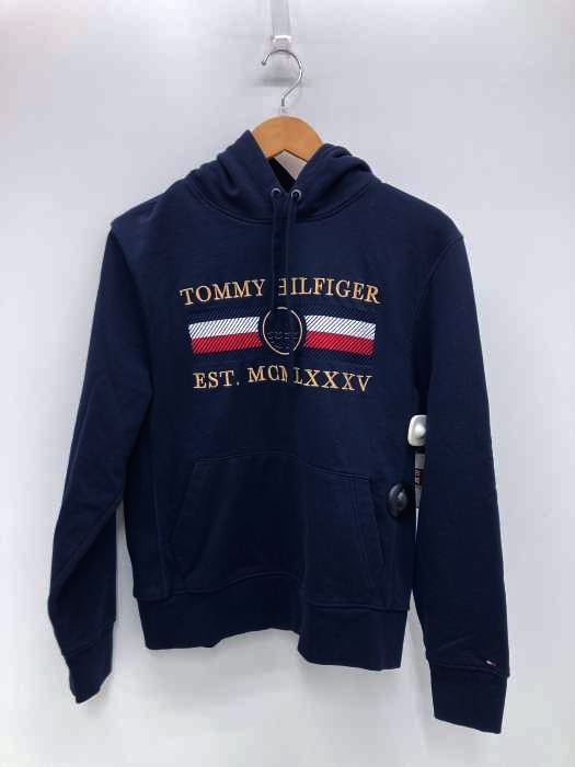 TOMMY HILFIGER（トミーヒルフィガー） ロゴ刺繍プルオーバーパーカー メンズ トップス