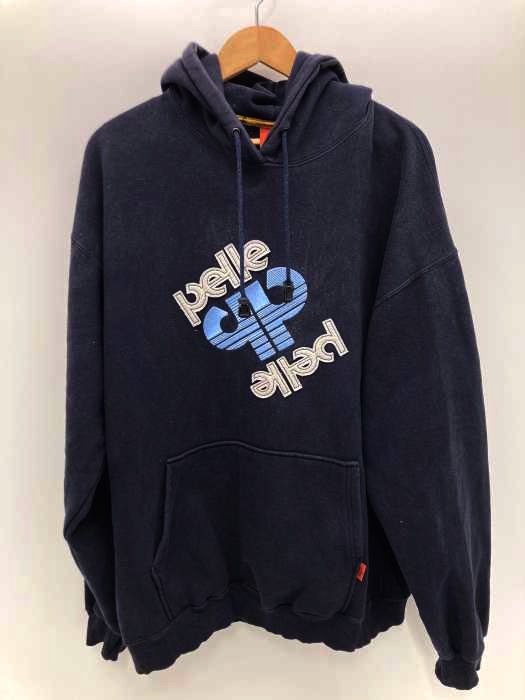 pelle pelle（ペレペレ） ロゴ刺繍ワッペンプルオーバーパーカー メンズ トップス