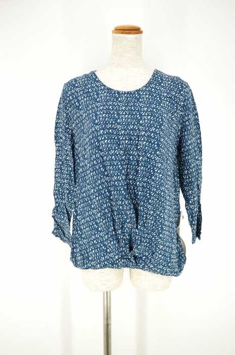 BEAUTY & YOUTH UNITED ARROWS (ビューティーアンドユースユナイテッドアローズ) BYTF プリント×テンジク 8分袖カットソー レディース トップス