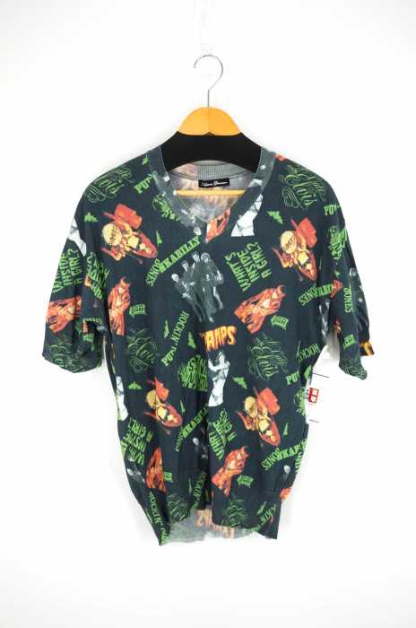 HYSTERIC GLAMOUR (ヒステリックグラマー) 総柄Vネックトップス メンズ トップス