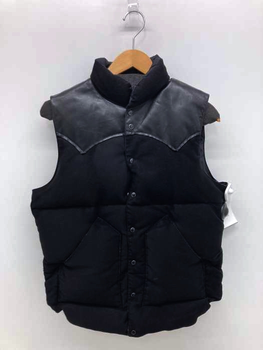 Rocky Mountain FeatherBed（ロッキーマウンテンフェザーベッド） CHRISTY VEST クリスティーベスト レザー切替ダウンベスト メンズ アウター