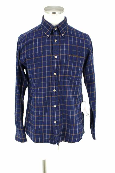 UNITED ARROWS green label relaxing （ユナイテッドアローズグリーンレーベルリラクシング） ウール混チェック柄ボタンダウンシャツ メンズ トップス