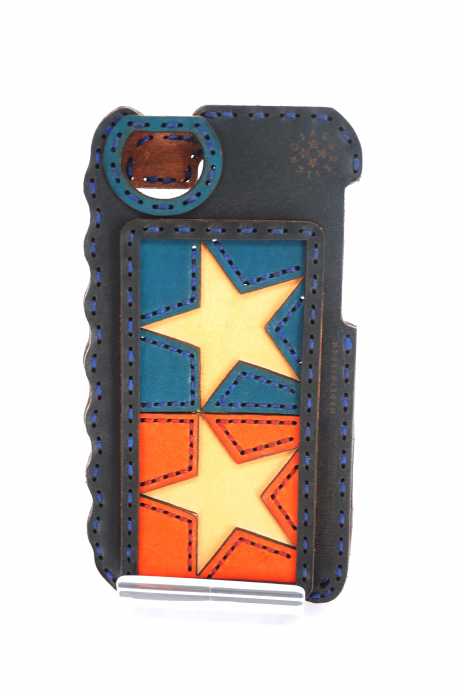 Ojaga design × TAMIYA (オジャガデザイン × タミヤ) レザースマホケース メンズ ファッション雑貨