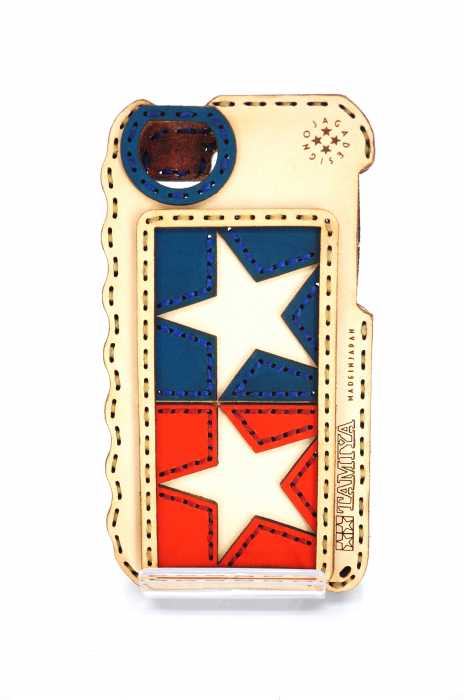 Ojaga design × TAMIYA (オジャガデザイン × タミヤ) レザースマホケース メンズ ファッション雑貨