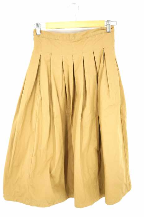 GRAND MAMA DAUGHTER（グランドママドーター） CHINO PLEATED LONG SKIRT レディース スカート