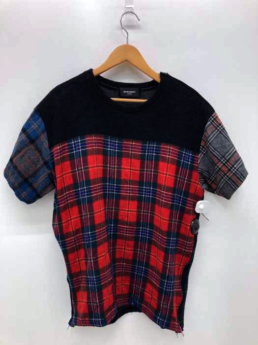 BORDERS JAPAN（ボーダーズジャパン） CRAZY CHECK FOOTBALL T aw-ver メンズ トップス