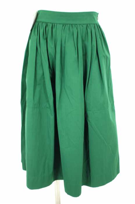 ZARA WOMAN （ザラ ウーマン） ギャザーミモレ丈スカート レディース スカート