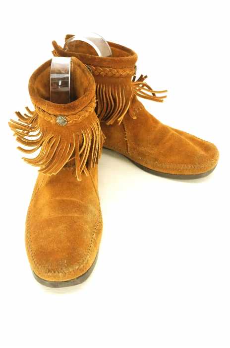 Minnetonka （ミネトンカ） フリンジジップアップブーツ レディース シューズ