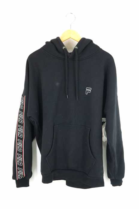 FILA （フィラ） ロゴテーププルオーバーパーカー メンズ トップス