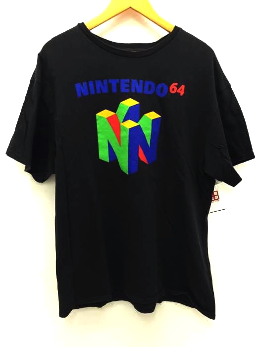 NINTENDO 64（ニンテンドー） オフィシャルロゴTシャツ メンズ トップス