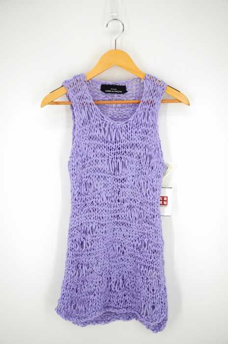 tricot COMME des GARCONS （トリココムデギャルソン） AD2002 デザインノースリーブニットトップス レディース トップス