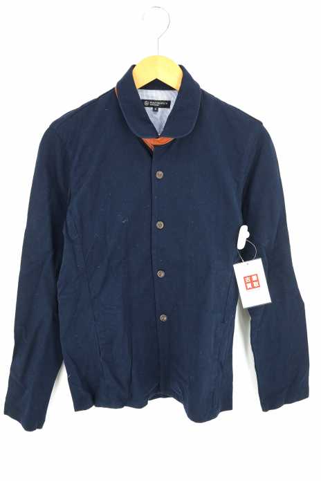 BEAUTY & YOUTH UNITED ARROWS  （ビューティーアンドユースユナイテッドアローズ） レザー切替鹿の子地ニットジャケット メンズ アウター