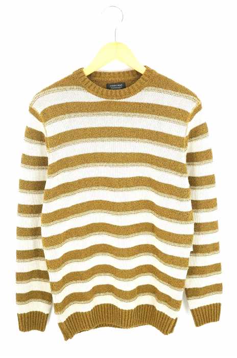 ZARA MAN （ザラマン） ローゲージコットンボーダーニット メンズ トップス