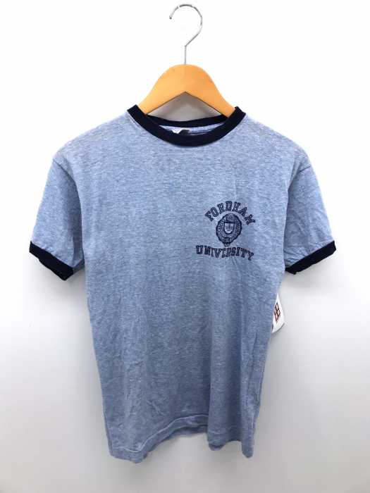 Champion（チャンピオン） 70~80s バータグ後期 カレッジプリントリンガーTシャツ メンズ トップス