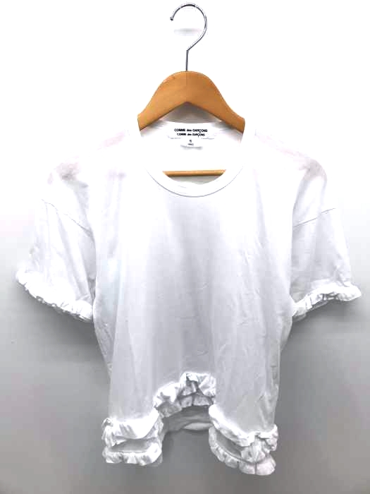 COMME des GARCONS COMME des GARCONS(コムデギャルソンコムデギャルソン) AD2016 フリルデザイン半袖Tシャツ レディース トップス