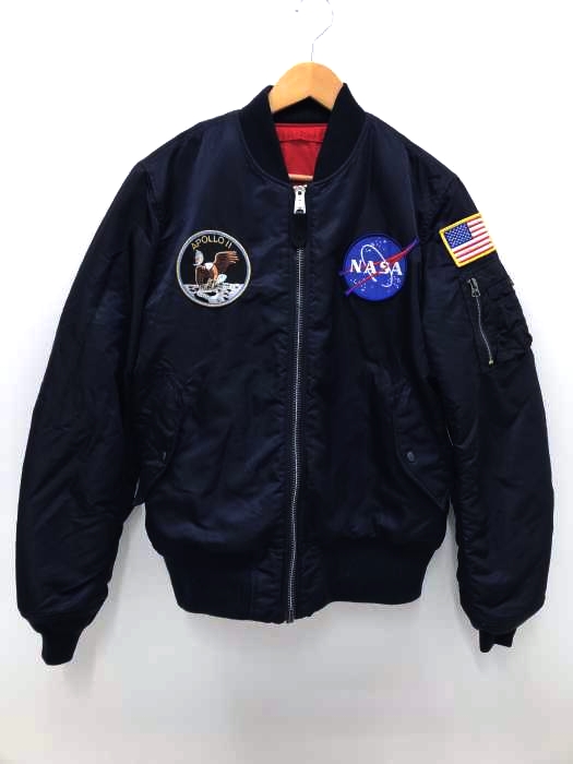 ALPHA INDUSTRIES(アルファインダストリーズ) MA-1 タイトジャケット アポロ APOLLO メンズ アウター