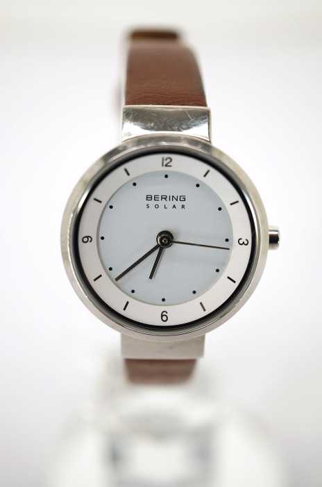 【新品】 BERING レディース 腕時計 ソーラー 14424-504 BERING（ベーリング ） スカンジナビアンソーラーミニ レザー