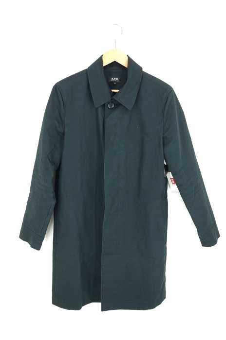 A.P.C. (アーペーセー) 比翼ステンカラーコート メンズ アウター