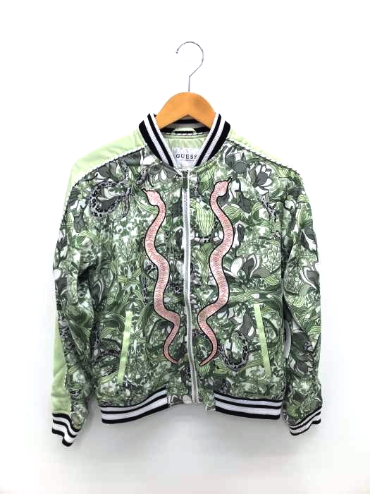 GUESS(ゲス) Snake Reese bomber jacket レディース アウター