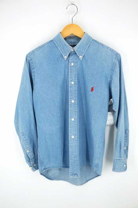 Polo by RALPH LAUREN （ポロバイラルフローレン） ワンポイントデニムシャツ メンズ トップス