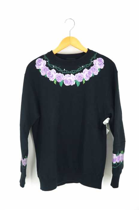 G.V.G.V. (ジーヴィジーヴィ) THORN AND ROSES PRINT SWEAT レディース トップス