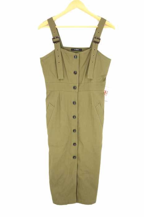 w closet （ダブルクローゼット） ノースリーブミリタリーワンピース レディース ワンピース