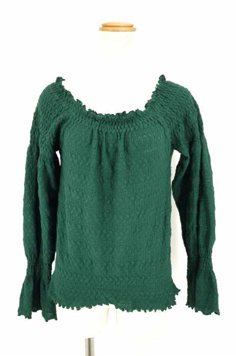 alicia PAGEBOY（アリシアページボーイ） コットンポリ編み込みカットソー レディース トップス