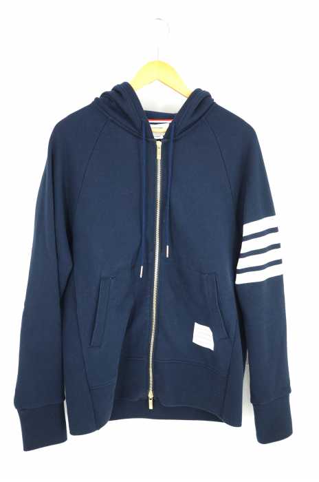THOM BROWNE（トムブラウン） 4BAR ジップアップパーカー メンズ トップス