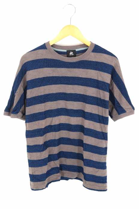 RED EAR（レッドイヤー） インディゴ染ボーダー半袖Tシャツ メンズ トップス