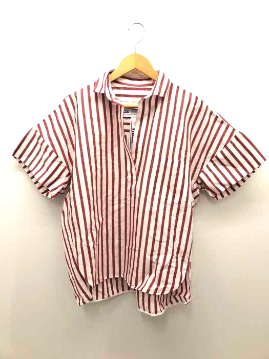 TICCA（ティッカ） ストライプスキッパーブラウス レディース トップス