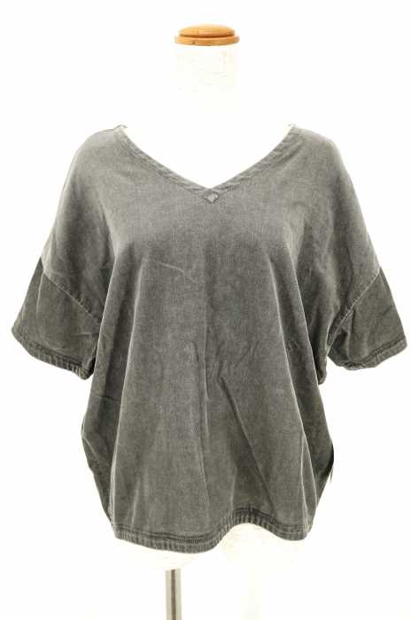 Ron Herman （ロンハーマン） VネックコットンパイルTシャツ レディース トップス