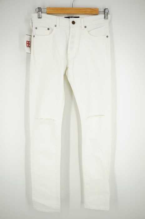 HL Heddie Lovu （エイチエルエディールーヴ） WHITE DAMAGE2 SKIN SLIM-4 メンズ パンツ