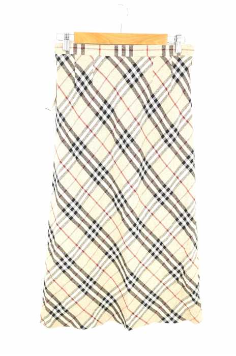 BURBERRY LONDON(バーバリーロンドン) レーヨンリネン混 ノヴァチェック ノバチェックシルクスカート レディース スカート