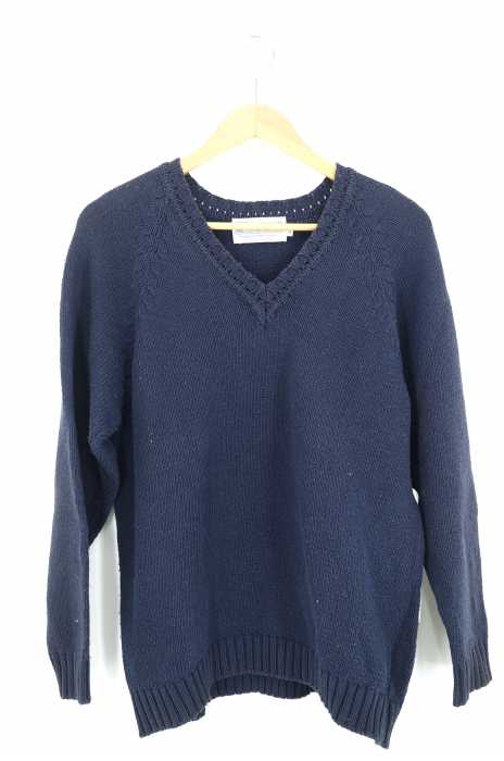 INVERALLAN（インバーアラン） コットンVネックニット メンズ トップス