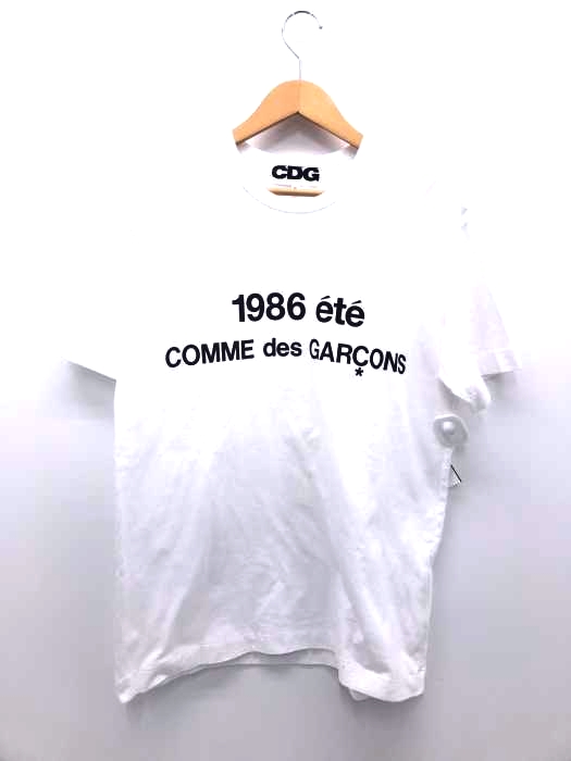 CDG（シーディージ） AD2019 ロゴプリントTシャツ メンズ トップス
