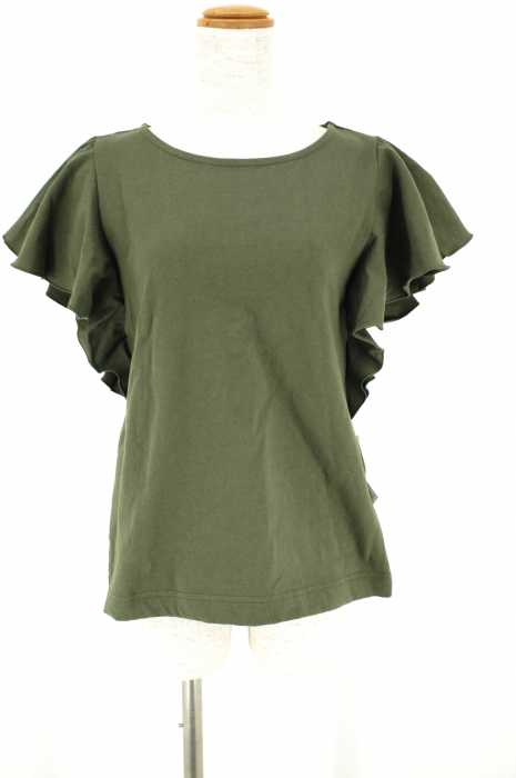 UNITED ARROWS green label relaxing （ユナイテッドアローズグリーンレーベルリラクシング） ヘビィウェイト袖フレアカットソー レディース トップス