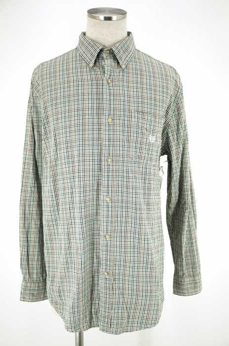 CHAPS （チャップス） Cotton Herringbone コットンヘリンボーンチェックシャツ メンズ トップス