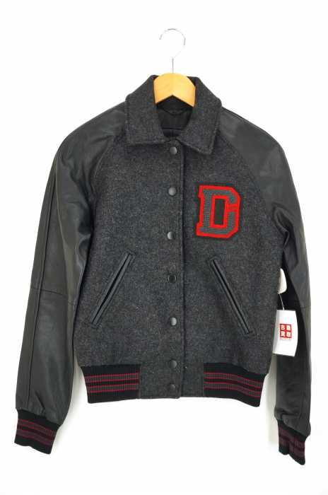 DIESEL （ディーゼル） L-CREW GIACCAスタジャン/レザー切替ジャケット レディース アウター