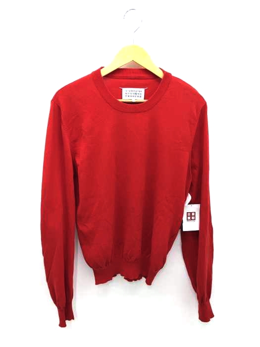 Maison Margiela（メゾンマルジェラ） 14 スウェードエルボーパッチコットンニット メンズ トップス