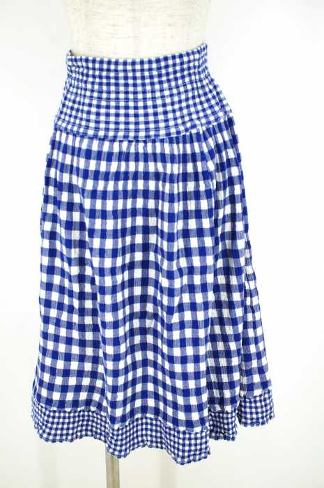 TSUMORI CHISATO （ツモリチサト） プリーツギンガムチェックスカート 